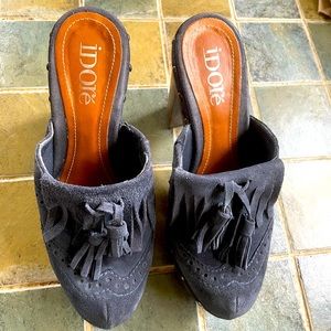 Blue Leather sandals